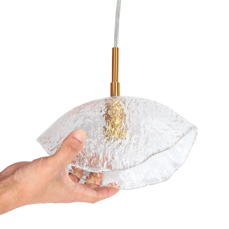 Mercer41 Jailia 1 - Light Mini Unique Pendant Light Glass Shade